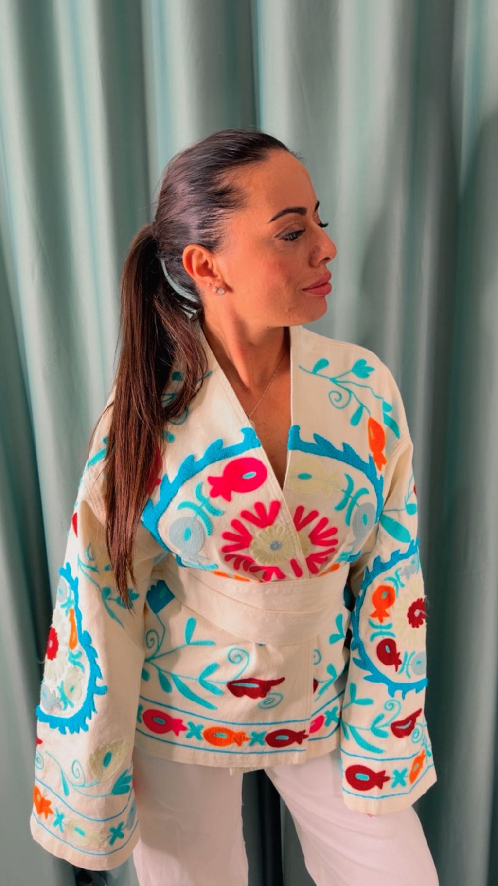 Kimono con cintura
